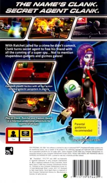 Secret Agent Clank (EU) box cover back